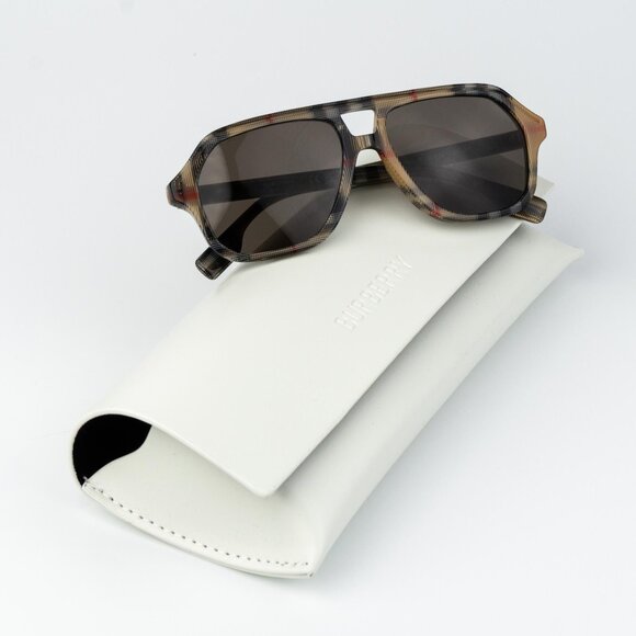 Burberry KIDS Sunglasses Vintage Brown Pilot JB4340 377873 NEW AUTHENTIC - Picture 2 of 12